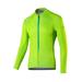 Santic Striped Mens Cycling Jersey Long Sleeve Bicycle Shirt Bike Jersey for Cyclist Green XS