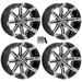 GTW Tempest 14 Golf Cart Wheels/Rims Machined E-Z-GO & Club Car