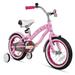 JOYSTAR 12 14 16 Kids Cruiser Bike for Ages 2-7 Years Old Girls & Boys Kids Bike with Training Wheels Cruiser Bicycles for Children Pink