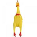 Screaming Chicken Dog Toys Yellow Rubber Squaking Chicken Toy Novelty and Durable Rubber Chicken for Dogs Rubber Chickens Novelty Toy for Kids