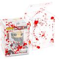 Pop Protector Cases for Funko 4 with Blood Splatter for Horror Pops Thick .50mm
