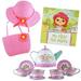 Tickle & Main Tea Party Gift Set- Includes Book Tea Set Hat and Purse. Perfect Pretend Play for Toddlers and Little Girls - My First Tea Party!