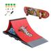 JUNTEX Skate Park Ramp Parts for Fingerboard Finger Board Ultimate Parks New
