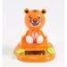 Orange Tiger Sitting on Log Chinese Zodiac Dashboard Home Decor Gift Solar Toy B11205