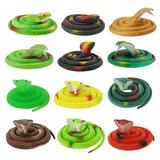 Frcolor Snake Rubber Snakes Fake Scary Prank Keep Squirrels Realistic Creepy Halloween Tricky Simulation Horror