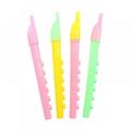 6.2 Inches Plastic Recorders - Pack of 4- Random Color Plastic Flute Musical Instruments Toy for Kid Party Favors Musical Instrument Party Favor Party Favors for Kids