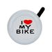 Sunlite I Love My Bike Bell Bell Sunlt I Love My Bike Wht