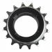 Sunlite Single Speed Freewheel 16T x 1/8 Silver 1-Speed Threaded FW 4-Prong