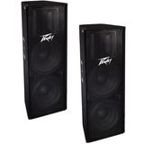 Peavey (2) Pv215 Pro Audio DJ Dual 15 Floor Passive 1400W Pa Speaker Pair New