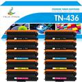 True Image 10-Pack Compatible Toner Cartridge for Brother TN436 TN-436 MFC-L8900CDW HL-L9310CDW HL-L8360CDW HL-L9310CDW MFC-L9570CDW (4*Black 2*Cyan 2*Magenta 2*Yellow)