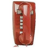 Cortelco 255447-VBA-20M Single-Line Wall Phone - Red