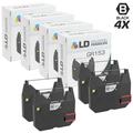 LD Products Compatible Printer Ribbon Cartridge Replacement for 1030 GR153 (Black 4-Pack)