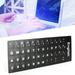 ACOUTO English Keyboard Sticker Laptop Keyboard Sticker English Keyboard Sticker Replacement Keyboard Sticker for Desktop PC Laptop Accessory