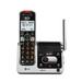 AT&T BL102 DECT 6.0 Cordless Phone for Home with Answering Machine Call Blocking Caller ID Announcer Audio Assist Intercom and Unsurpassed Range Silver/Black