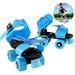Adjustable for Kids Double Row Four Wheel Ice Skating Wheels Roller Skates