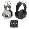 AKG K701 Open-Back Studio Recording Reference Headphones+Samson Headphones+Amp