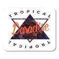 Tee Tropical Beach Summer Slogan Graphic and Hawaiian Sunset Surf Mousepad Mouse Pad Mouse Mat 9x10 inch