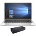 HP EliteBook 840 G7 Home & Business Laptop (Intel i5-10210U 4-Core 14.0 60Hz Full HD (1920x1080) Intel UHD 620 16GB RAM 8TB PCIe SSD Backlit KB Wifi HDMI Win 11 Pro) with D6000 Dock