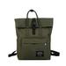 Roll Top Large Capacity Fashion Backpack Men Waterproof Laptop Backpacks Travel Male Women-Green