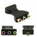 HDMI-3RCA Adapter HDMI Male to 3 RCA Female Composite Video Audio VA Component Converter Adapter Suitable for HDTV DVD