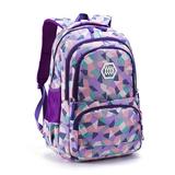 STEADY Students Girls Shoulder School Bag Oxford Kids Men Women Bag Travel Backpacks Purple