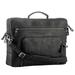 DONBOLSO Vintage Black X-Large Laptop Bag - Handcrafted Leather Shoulder Bag for Office Travel Uni Business - Messenger Bag for Men and Women