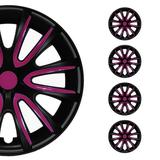 OMAC 16 Wheel Covers Hubcaps for Toyota Highlander Black Matt Violet Matte