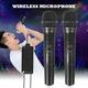 Wireless Microphone Handheld Dynamic Vocal Microphone Voice Amplifier 2-in-1