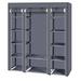 69 Portable Closet Storage Organizer Wardrobe Clothes Rack With Shelves