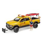 Bruder 02506 RAM 2500 Power Wagon Lifeguard w/ Figure Stand-up Paddle and Light + Sound Module
