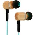 Symphonized MTRX 2.0 Premium Genuine Wood In-ear Noise-isolating Headphones Earbuds Earphones with Innovative Shield Technology Cable Mic And Volume Control (Turquoise)