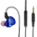 UrbanX iX2 Pro Dynamic Hybrid Dual Driver in Ear Musicians Earphones With Mic Tangle-Free Cable in-Ear Earbuds Headphones For Allview Viva C703