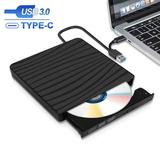 SOPFLY External DVD Drive CD/DVD+/-RW Drive/DVD Player for Laptop CD Burner Compatible with Desktop PC Laptop