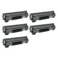 PrinterDash Compatible Replacement for MF-4410/4430/4550/4570/4770/4880/4890 Jumbo Toner Cartridge (5/PK-3000 Page Yield) (TYPE 128) (CRG-128J_5PK)