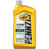 Pennzoil PENNZOIL Platinum 5W-20 4 Cycle Engine Premium Synthetic Motor Oil 1 qt. (Pack of 6)