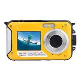 Underwater Camera Waterproof 1080P 30MP HD Digital Camera Rechargeable Point and Shoot Camera for Kids Students Teens Beginner