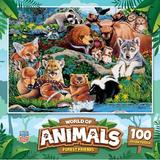 MasterPieces 100 Piece Jigsaw Puzzle for Kids - Forest Friends - 11.5 x15