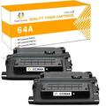 Toner H-Party 2-Pack Compatible HP 64A High Yield Toner Cartridge for CC364A LaserJet P4014 P4015n P4015x P4515n P4515x Laser Printer Ink (Black)