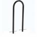 Global Industrial 442804GBK Below Ground Mount U-Rack Bike Rack Black - 2-Bike