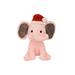 Kids Baby Girls Boys Cartoon Jungle Safari Fluffy Multicolor Elephant Shaped Plush Animal Doll Stuffed Toy