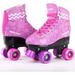 Skate Gear Retro Quad Roller Skates Holiday Gift for Girls (Graphic Purple Youth 3)