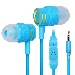 UrbanX R2 Wired in-Ear Headphones with Mic For Motorola Moto G8 Plus with Tangle-Free Cord Noise Isolating Earphones Deep Bass In Ear Bud Silicone Tips