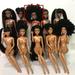 HGYCPP Toy African doll American Doll Accessories Body Joints Can Change Head Foot Move African Black Girl Gift Pretend Toy Baby