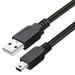 PwrON Mini USB SYNC Charging Cable Cord Replacement for Canon Canoscan LIDE 100 110 200 210 Scanner