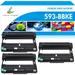 True Image 3-Pack Compatible Drum Unit for Dell 593-BBKE Work with Dell E310dw E514dw E515dn E515dw Printer (Black)