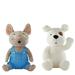 If You Give Mouse Cookie & Dog A Doughnut Set Of 2 Plush Kohlâ€™s 12â€� Soft Stuffed New