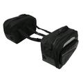 Unique Bargains 1Pair Universal Motorbike Saddlebag Side Tool Bag Cycling Motorbike Luggage Bag Adjustable Buckles Black