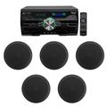 DV4000 4000w Bluetooth Home Theater DVD Receiver+5) 5.25 Black Ceiling Speakers