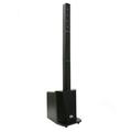 Seismic Audio Tower1 Column Array Portable PA Speaker PA System 4x3 Column Speaker & 10 Inch Subwoofers