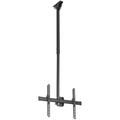 Ceiling Mount for TV Monitors 37 to 70 Swiveling and Tilts Telescoping (Black Steel) (SLC3770LBK)